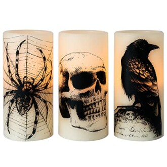 Eldnacele Halloween Flickering Candles